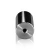 5/16-18 Threaded Barrels Diameter: 1 1/4'', Length: 2'', Polished Finish Grade 304 [Required Material Hole Size: 3/8'' ]