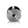 5/16-18 Threaded Barrels Diameter: 1 1/4'', Length: 5/8'', Polished Finish Grade 304 [Required Material Hole Size: 3/8'' ]