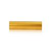 10-24 Threaded Barrels Diameter: 1/2'', Length: 2'', Gold Anodized  [Required Material Hole Size: 7/32'' ]