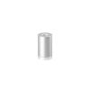 10-24 Threaded Barrels Diameter: 1/2'', Length: 3/4'', Clear Anodized Aluminum [Required Material Hole Size: 7/32'' ]