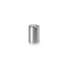 10-24 Threaded Barrels Diameter: 1/2'', Length: 3/4'', Satin Brushed Stainless Steel Grade 304 [Required Material Hole Size: 7/32'' ]