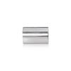 5/16-18 Threaded Barrels Diameter: 1'', Length: 1 1/2'', Brushed Satin Finish Grade 304 [Required Material Hole Size: 3/8'' ]