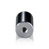5/16-18 Threaded Barrels Diameter: 1'', Length: 1 1/2'', Clear Anodized [Required Material Hole Size: 3/8'' ]