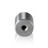 5/16-18 Threaded Barrels Diameter: 1'', Length: 1'', Brushed Satin Finish Grade 304 [Required Material Hole Size: 3/8'' ]