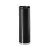 5/16-18 Threaded Barrels Diameter: 1'', Length: 3'', Black Anodized [Required Material Hole Size: 3/8'' ]