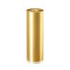 5/16-18 Threaded Barrels Diameter: 1'', Length: 3'', Gold Anodized [Required Material Hole Size: 3/8'' ]