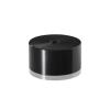 5/16-18 Threaded Barrels Diameter: 2'', Length: 1'', Black Anodized [Required Material Hole Size: 3/8'' ]