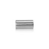 5/16-18 Threaded Barrels Diameter: 3/4'', Length: 1 1/2'', Brushed Satin Finish Grade 304 [Required Material Hole Size: 3/8'' ]