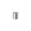 10-24 Threaded Barrels Diameter: 3/4'', Length: 3/4'', Satin Brushed Stainless Steel Finish Grade 304 [Required Material Hole Size: 7/32'']