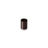 10-24 Threaded Barrels Diameter: 3/8'', Length: 1/2'', Bronze Anodized Aluminum [Required Material Hole Size: 7/32'' ]