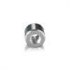 Un Threaded Barrels Diameter: 5/8'', Length: 3/16'', Clear Anodized [Required Material Hole Size: 3/8'' ]