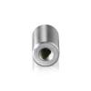10-24 Threaded Barrels Diameter: 5/8'', Length: 1'',  Brushed Satin Finish Grade 304 [Required Material Hole Size: 7/32'']