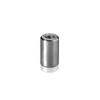 10-24 Threaded Barrels Diameter: 5/8'', Length: 1'',  Polished Finish Grade 304 [Required Material Hole Size: 7/32'']