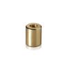 5/16-18 Threaded Barrels Diameter: 5/8'', Length: 3/4'', Gold Anodized [Required Material Hole Size: 3/8'' ]