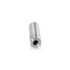 5/16-18 Threaded Barrels Diameter: 5/8'', Length: 3'', Stainless Steel Grade 304 [Required Material Hole Size: 3/8'' ]