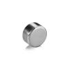 10-24 Threaded Caps Diameter: 3/4'', Height: 3/8'', Polished Stainless Steel Grade 304 [Required Material Hole Size: 7/32'']
