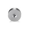 5/16-18 Threaded Caps Diameter: 1'', Height: 3/8'', Deep Threaded 0.31'' Chamfer 0.03'' Finish Clear Anodized Aluminum