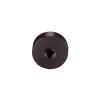 5/16-18 Threaded Caps Diameter: 1'', Height 3/8'', Bronze Anodized Aluminum [Required Material Hole Size: 3/8'']
