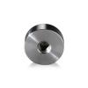 5/16-18 Threaded Caps Diameter: 1'', Height 3/8'', Polished Stainless Steel Grade 304 [Required Material Hole Size: 3/8'']