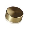 5/16-18 Threaded Caps Diameter: 1 1/4'', Height 1/2'', Gold Anodized Aluminum [Required Material Hole Size: 3/8'']