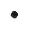 10-24 Threaded Caps Diameter: 3/4'', Height: 3/8'', Black Anodized Aluminum [Required Material Hole Size: 7/32'']