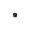 10-24 Threaded Caps Diameter: 3/8'', Height: 1/4'', Bronze Anodized Aluminum [Required Material Hole Size: 7/32'']