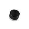 10-24 Threaded Caps Diameter: 5/8'', Height: 5/16'', Black Anodized Aluminum [Required Material Hole Size: 7/32'']