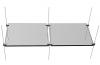 Horizontal Support - Up to 3/8'' - Double Sided - Side Clamp - Aluminum - For Cable