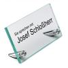 1/2'' Diameter Desktop Table Standoffs 60° Angle - Flat Head Standoffs (Stainless Steel Satin Brushed)