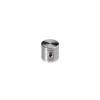 1/2'' Diameter x 1/2'' Barrel Length, Stainless Steel Glass Standoff Satin Brushed Finish  (Indoor) [Required Material Hole Size: 5/16'']