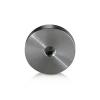 5/16-18 Threaded Locking Caps Diameter: 1 1/2'', Height: 5/16'', Polished Stainless Steel Grade 304 [Required Material Hole Size: 3/8'']