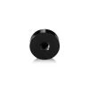 5/16-18 Threaded Locking Caps Diameter: 1'', Height: 5/16'', Black Anodized Aluminum [Required Material Hole Size: 3/8'']