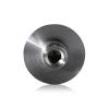 5/16-18 Threaded Rounded Caps Diameter: 1 1/4'', Height: 1/8'', Brushed Satin Stainless Steel Grade 304 [Required Material Hole Size: 3/8'']
