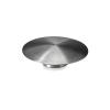 5/16-18 Threaded Rounded Caps Diameter: 1 1/4'', Height: 1/8'', Brushed Satin Stainless Steel Grade 304 [Required Material Hole Size: 3/8'']