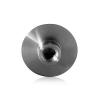 5/16-18 Threaded Rounded Caps Diameter: 1 1/4'', Height: 1/8'', Polished Stainless Steel Grade 304 [Required Material Hole Size: 3/8'']