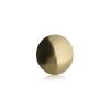 5/16-18 Threaded Rounded Caps Diameter: 1'', Height: 1/8'', Gold Anodized Aluminum [Required Material Hole Size: 3/8'']