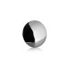 5/16-18 Threaded Rounded Caps Diameter: 1'', Height: 1/8'', Polished Stainless Steel Grade 304 [Required Material Hole Size: 3/8'']