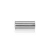 10-24 Threaded Barrels Diameter: 3/8'', Length: 1'', Stainless Steel Satin Finish Grade 304 [Required Material Hole Size: 7/32'' ]