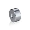 10-24 Threaded Barrels Diameter: 1'', Length: 1/4'', Clear Anodized [Required Material Hole Size: 7/32'']