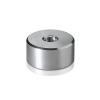 1/4-20 Threaded Barrels Diameter: 3/4'', Length: 1/4'', Clear Anodized [Required Material Hole Size: 3/8'' ]