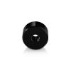 5/16-18 Threaded Barrels Diameter: 1'', Length: 1/2'', Black Anodized [Required Material Hole Size: 3/8'' ]