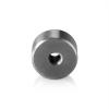 10-24 Threaded Barrels Diameter: 1'', Length: 1/2'', Brushed Satin Finish Grade 304 [Required Material Hole Size: 7/32'']