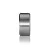 5/16-18 Threaded Barrels Diameter: 1'', Length: 1/4'', Brushed Satin Finish Grade 304 [Required Material Hole Size: 3/8'' ]