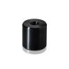 10-24 Threaded Barrels Diameter: 1'', Length: 1'', Black Anodized [Required Material Hole Size: 7/32'']