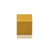 5/16-18 Threaded Barrels Square 1'', Length: 1'', Gold Anodized [Required Material Hole Size: 3/8'' ]