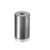5/16-18 Threaded Barrels Diameter: 1 1/4'', Length: 2'', Brushed Satin Finish Grade 304 [Required Material Hole Size: 3/8'' ]