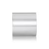 5/16-18 Threaded Barrels Diameter: 2'', Length: 2'', Brushed Satin Finish Grade 304 [Required Material Hole Size: 3/8'' ]