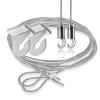 Ceiling Suspended Kit, Looped Cable, T Clamp, Hook