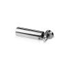 5/8'' Diameter X 2'' Barrel Length, Stainless Steel Polished Finish. Easy Fasten Adjustable Edge Grip Standoff (For Inside Use Only)