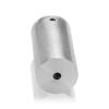 1'' Diameter x 2'' Barrel Length, Stainless Steel Glass Standoff Satin Brushed Finish  (Indoor) [Required Material Hole Size: 7/16'']